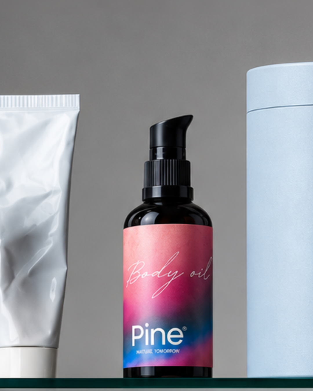 Pine Body Oil, brugt efter badet